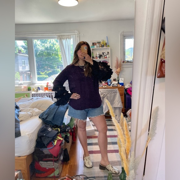 Kobi Halperin Silk Bell Sleeved Blouse - Picture 6 of 6